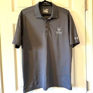 Topgolf Las Vegas Under Armour Mens polo Medium gray new without tags